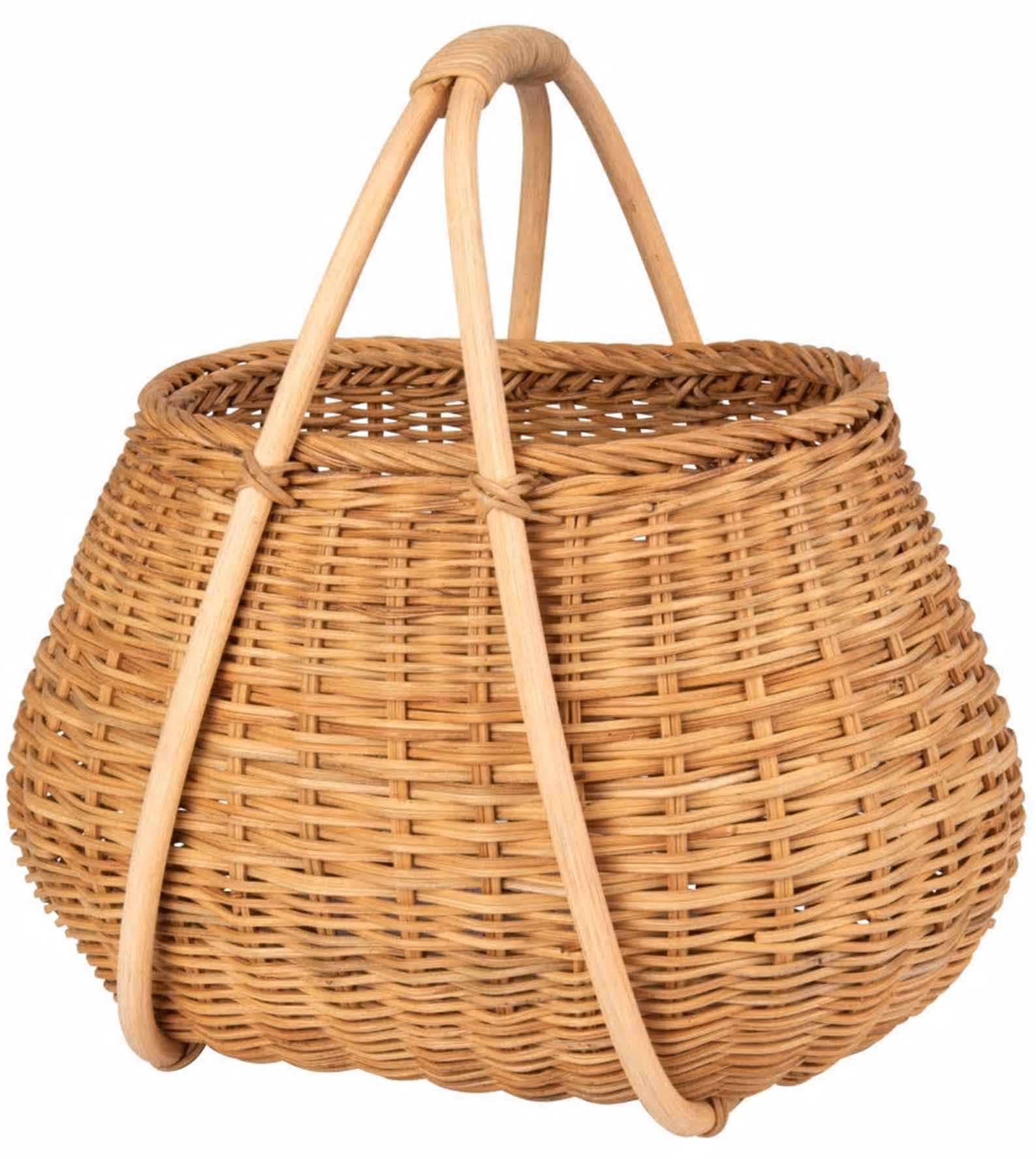 Rattan Basket with Handles BK323141